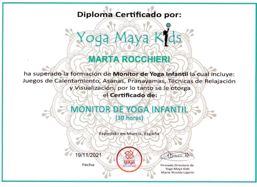 Monitor Yoga Infantil
